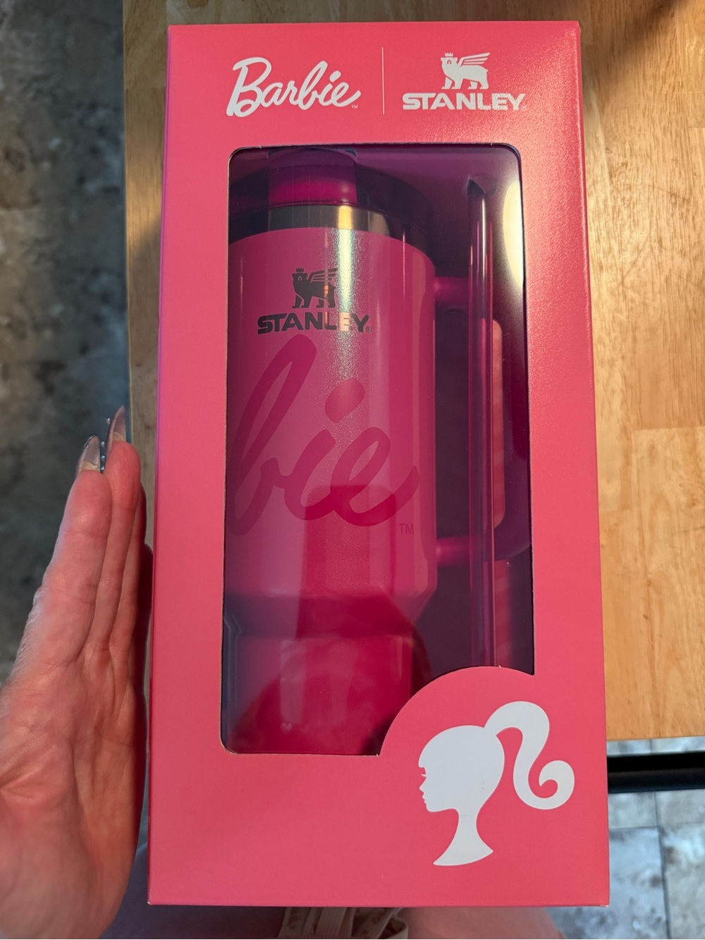 Barbie x Stanley Travel Mug in Bright Barbie Pink